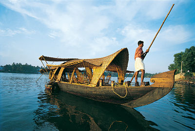 man on houseboat